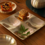 놋담 방짜유기 사절판 나눔접시 반찬접시 유기그릇 : 놋담