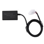 USB AUX 블루투스 자동차 디지털 음악 CD 체인저 어댑터 도요타 5  7 핀 캠리 코롤라 렉서스 RAV4 야리스용 : 스위트-스토어