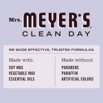 Mrs. Meyers 미세스메이어스 라벤더 쏘이 캔들 양초 향초 초 틴캔 12시간 82g 2팩 : 노벰브레