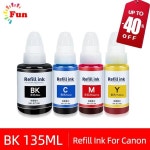 캐논 호환 잉크젯 프린터용 리필 염료 Pixma G3100 2100 4000 GI-490 데스크탑 4 색 : 데반스