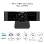 방송용 수업용 웹캠 화상 회의 카메라 rocware rc15 hd 1080p 컴퓨터 : the구해줌