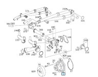 GRAF W212 E200 E250 SLK200 가솔린 워터펌프 2712001001 2712000601 : 사자파츠