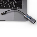 위즈플랫 WIZ-HR34 V2 USB3.0 3포트+RJ45 이더넷 어댑터 GIGA LAN : 리빙케이 주식회사