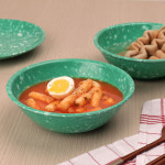 [레트로 라면 그릇] 분식 분식집 떡볶이 접시 멜라민 포장마차 : 쿡차