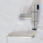 엘림바스 SUS304 슬림 세탁 수전 납작수전 세탁기꼭지 베란다수전 : 엘림바스