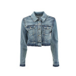 가니 틴트 엣지 데님 크롭 자켓 여성 J1257 091 : 메종파르코