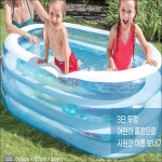 아기 볼풀장 어린이 미니 풀장 모래놀이 촉감놀이 플레이 매트 튜브수영장 : 채채마루