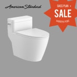아메리칸스탠다드 C2096 웨이브 스퀘어 원피스 양변기 웨이브S 원피스 양변기 : 다스플랜
