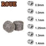 ROUE 범용 스레드 스노우 폼 오리피스 노즐 팁 및 메이커, 스테인레스 스틸 랜스 건, 1.0mm, 1.1mm : 루나파몰D