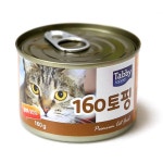 테비토퍼 160토핑 160g 참치와 닭안심 고양이캔 : 우다다냥이