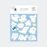 [ 씰스티커 ] 뭉개, 구름 : 노낫네버