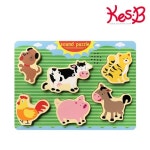 [캐스B] 사운드퍼즐  (택1) _ 악기/공구/탈것/동물/농장 _ 소리나는 꼭지퍼즐 입체퍼즐 원목퍼즐 유아퍼즐놀이 캐스비 KesB 코레샵 : 캐스비 KesB