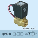 15A Rc1/2 QV400 (다목적용 2포트, 고속응답, 세미직동 포핏형) 신영제어기 유체제어 솔레노이드밸브 : 신영뉴매틱