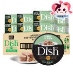 동원 고양이캔 간식 습식 뉴트리플랜 디쉬 3종 콤보 85g x12캔 유산균 : 파워도그