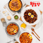 헬로맘 떡볶이 밀키트 밀떡 어묵 소스 2인분 순한맛 470g : 헬로맘떡볶이