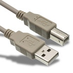 엡손 캐논 HP 데스크젯 프린터 복합기 USB B타입 케이블 연결 2.0 잭 1.8M 연결선 : 정사장몰