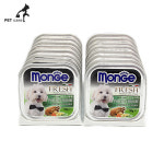 몽이 치킨야채 사각캔 100g x 16개 1박스 : 미경상점