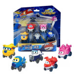 슈퍼윙스 미니휠 세트 호기 아리 도니 봉반장 재롬 장난감 미니 자동차 : 새콤달콤토이