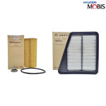 제네시스 G70 2.2 디젤 순정 엔진오일필터+에어크리너 세트 2F100/J5200 : 필터와오일