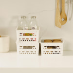 [도착보장] 브리즈 플라스틱 수납 바구니 팬트리 정리 바스켓 스몰 2개 : 라이피스트