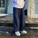 Pt 코듀로이 밴딩 팬츠 - 그룸 남자 여자 네이비 블랙 가을 겨울 봄 남색 검정 : 그룸GROOM