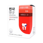 유유제약 인사앤굿 60정 (2개월분) 치아 잇몸 칼슘 프로폴리스 : 마음반창고