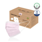 [오가닉랩] 내추럴 코튼 마스크 대형 핑크 30장 유기농 목화 순면 덴탈형 : 오가닉랩 주식회사
