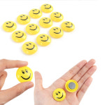 스마일 자석 고정 메모홀더 클립 냉장고 마그넷 소품자석 12P : 루신비