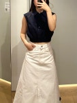 코스 에이라인 데님 미디 스커트 107126500 : 런던프라자