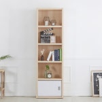 5단 공부방 아이방 책방 초등학생용 높은 책장 600 : Quokka