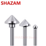 고경도 스틸 소재 밀링 커터 모따기 엔드밀 도구 CNC 머시닝 3 톱니 90 도 6542 HSS 리머 : 쇼팡왕스토어