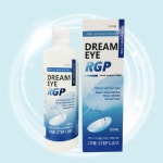 드림아이 RGP 350ml 2통 하드렌즈 보존액 드림렌즈 세척액 단백질제거 습윤 : 론스테리어