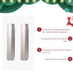 레트로 우체통 가정용 예쁜 주택 우편함 상감 사서함 프라임 견고한 상감 편지 스테인레스 : 레잇