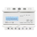 스마트 딘 레일 다기능 에너지 소비 측정기 3 상 전력 CT 50 100 150 200 5A VOLT Kwh Cossp 3P4W : 러블리토토19