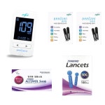 한독약품 바로잰2 혈당측정기 풀세트 (혈당측정기+채혈기+시험지100매+채혈침110개+알콜솜100매) : 성원메디sungwonmed