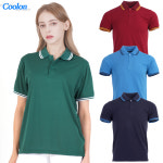 남자 반팔 폴로카라티 빅사이즈 4 5XL 115 120 쿨론티 단체 기능성 여성 테니스 볼링 유니폼 여름 H4338 : 올리브아웃도어