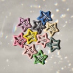 유기견후원 y2k 실버 메탈 긴머리 단발 별 머리핀 헤어핀 34 : 퍼피띵