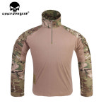 서바이벌 전투복 상하의세트 밀리터리룩 Emersongear g3 전투 유니폼 무릎 패드가있는 airsoft 셔츠 바지 전술 군사 gen3 bdu 사냥... 