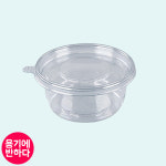 [BK] 일회용 PET 반찬포장용기 120파이 중(투명)600개세트 : 용기에반하다