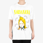 너바나나 NIRVANANA 패러디 캐릭터 티셔츠 : METALHUSKY