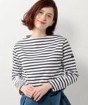 세인트 제임스 밍콰이어 모던 남여공용 스트라이프 긴팔 티셔츠 8칼라 : 더브릿지