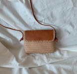 04522 여름 237 왕골 라탄 크로스백 밀짚가방 : 보헤미안래빗