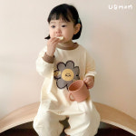 유비맘 S/S 아기 유아복 등원룩 달달도넛 9부 올인원 : 유비맘