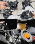 마운트랩 - 모토마운트 YZF-R3 탑브릿지 마운트 - 야마하 R3 25mm 볼헤드 마운트/ 휴대폰 거치대 : 리페어바이크