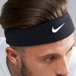 나이키 스우시 스포츠 헤어밴드 드라이핏 남자 운동 헤드밴드 : 케이웨이컴퍼니