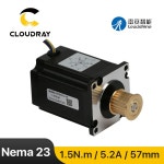 Leadshine Nema 23 스테퍼 모터 3D 프린터 CNC XYZ용 기어 포함 573S15-L-18 3 상 57mm 150Ncm 5.2A : 글로벌코리아기기