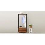 의류수납 2단서랍있는 바퀴달린 이동식 철제 행거 800 집꾸미기 옷걸이 : 홈앤퍼니