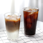PC 투명 아이스컵 다회용 카페 플라스틱컵 아메리카노잔 음료수컵 340ml 12온스 : 핸썸키친