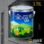 KCC 숲으로에이스 외부용 3.78L 기본백색 : KCC페인트 선길도장
