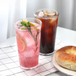PC 투명 아이스컵 다회용 카페 플라스틱컵 아메리카노잔 음료수컵 340ml 12온스 : 핸썸키친
